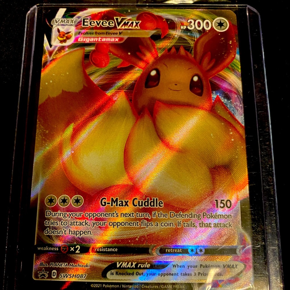 Pokemon Eevee shining fates promo card. Still in packing. Unopened.